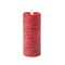 Whitehurst Battery Operated Flameless LED Pillar Candle - 7" - Red